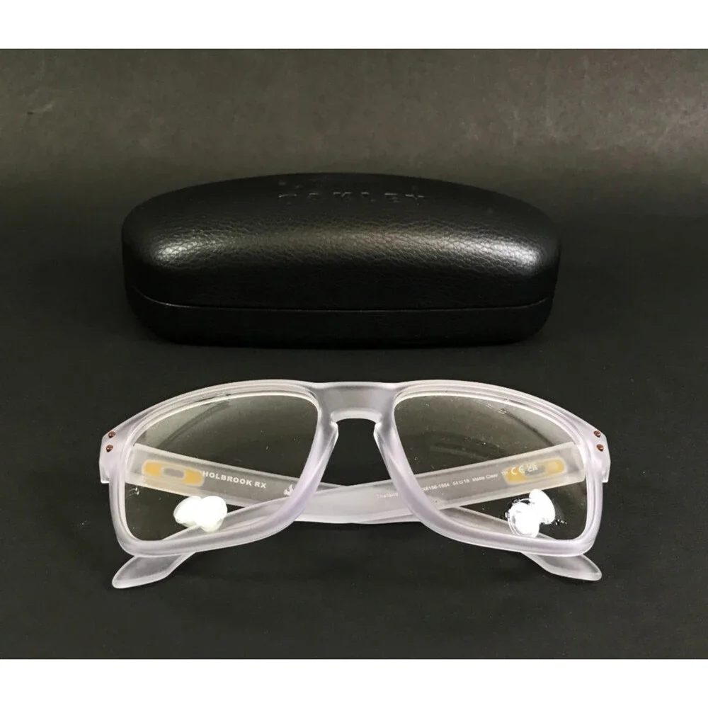 Oakley Eyeglasses Frames HOLBROOK OX8156-1854 Matte Clear Square 54-18-137
